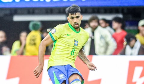 Paquetá, jugador de Brasil, en la Copa América