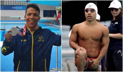 Carlos Daniel Serrano y Nelson Crispín, paradeportistas colombianos