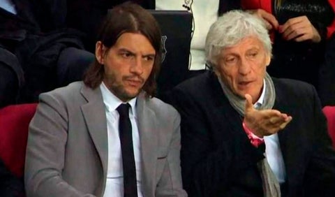 Pascual Lezcano y José Pékerman en la época de la Selección Colombia