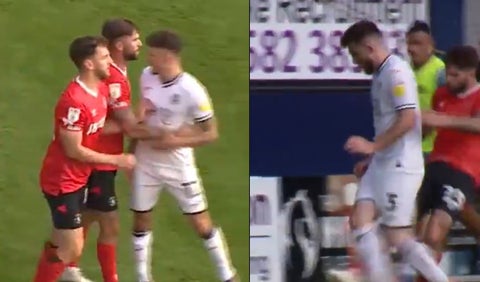 Patada en el fútbol inglés