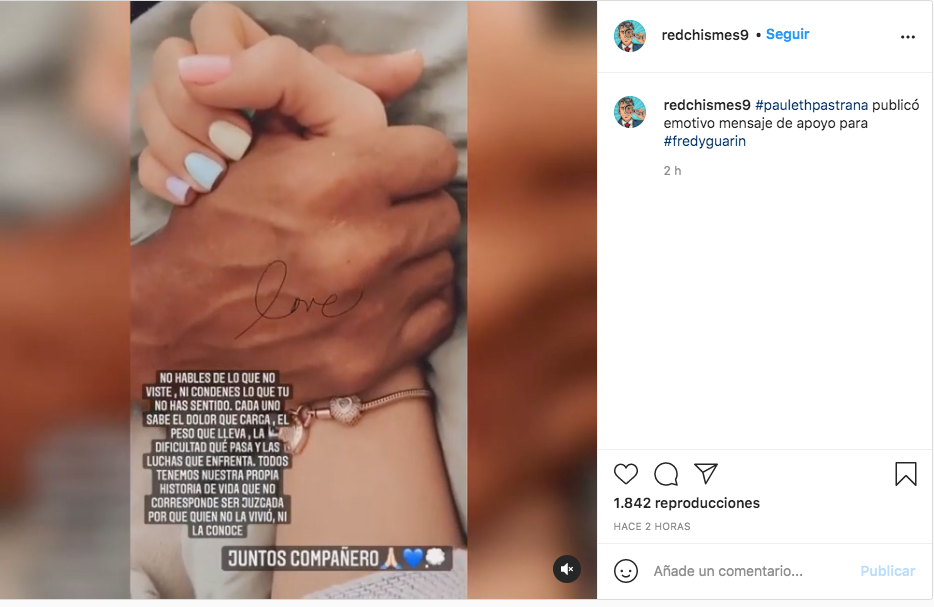 Pauleth Pastrana, novia de Fredy Guarín