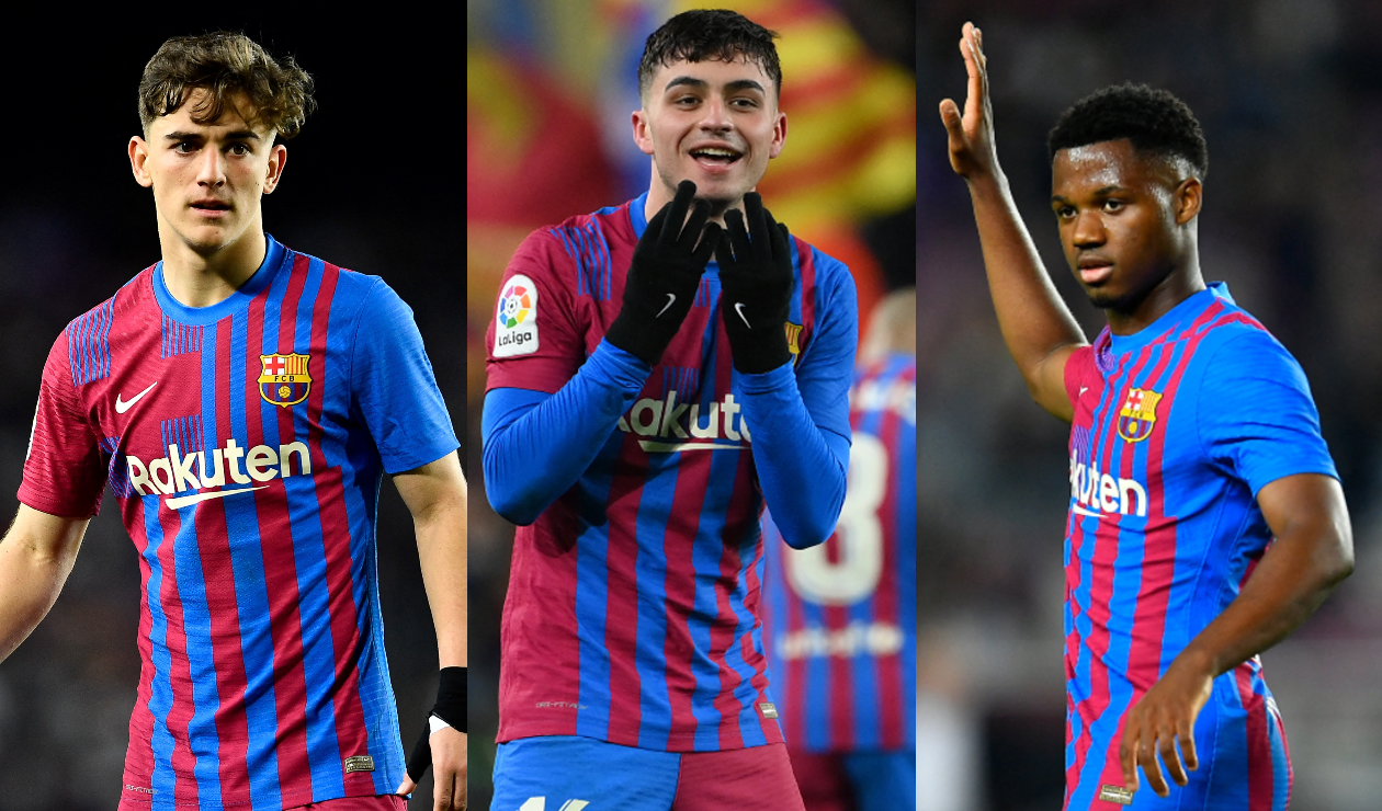 Pedri - Gavi - Ansu Fati - Barcelona