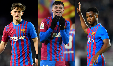 Pedri - Gavi - Ansu Fati - Barcelona