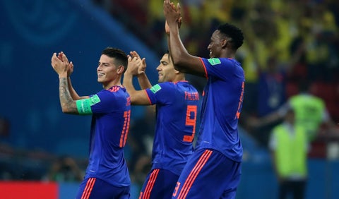 James, Falcao, Yerry Mina