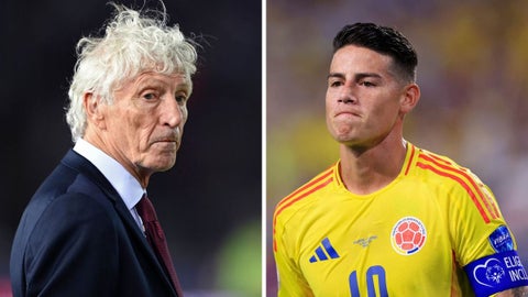 José Pékerman y James Rodríguez