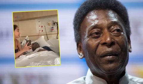 Pelé se despide de sus amigos por videollamada