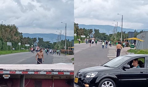 Pelea hinchas en Cundinamarca