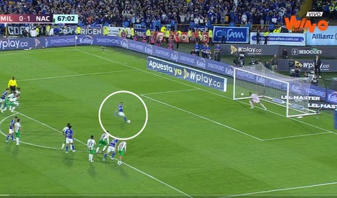 Final Millonarios vs. Nacional: Penalti que le tapó Chipi Chipi a Leonardo Castro