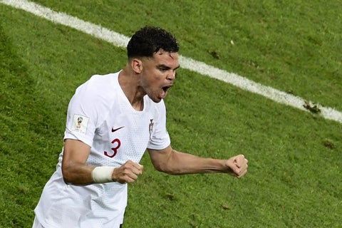 Pepe, defensor portugués