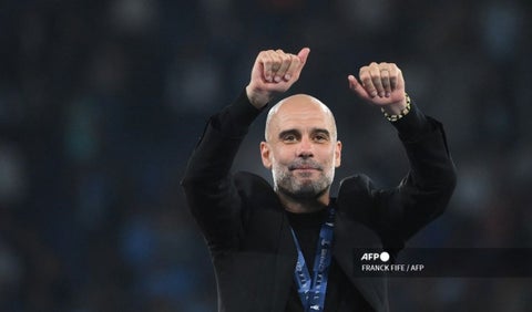 Pep Guardiola, campeón de la Champions League con Manchester City