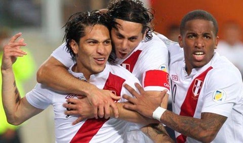 Jugadores de la Selección de Perú