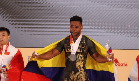 Francisco Mosquera, campeón Mundial de Levantamiento de pesas