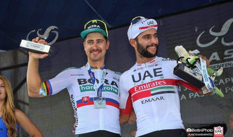 Peter Sagan y Fernando Gaviria