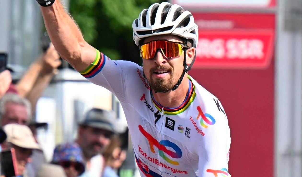 Peter Sagan de tendero en Colombia