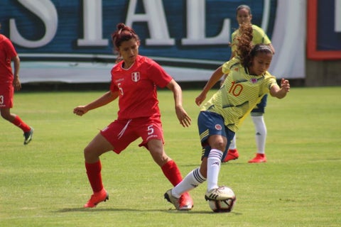 Colombia femenina vs Perú
