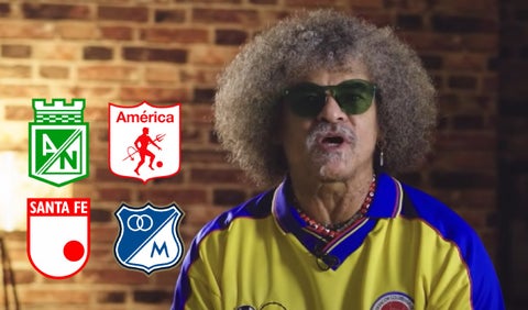 Pibe Valderrama - Nacional, América, Millonarios y Santa Fe