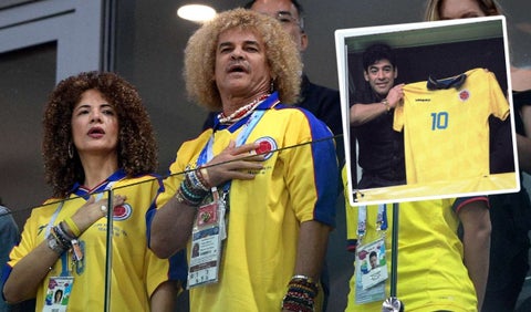 Pibe Valderrama y Maradona