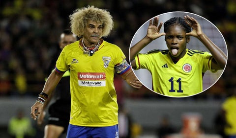 Pibe Valderrama y Linda Caicedo