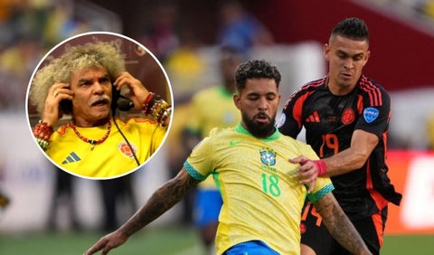El Pibe Valderrama le dio con todo a Borré por sus fallos ante Brasil