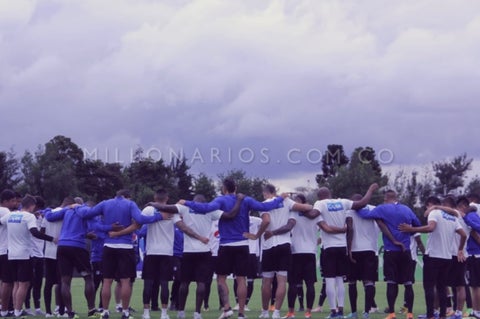 Primer entrenamiento de Jorge Luis Pinto en Millonarios