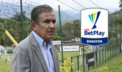 Jorge Luis Pinto con la Liga Betplay