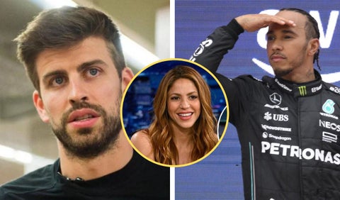 Piqué, Hamilton y Shakira