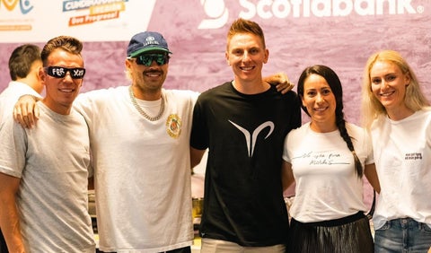 Pogacar, Mariana Pajón, Rigo y Feid en el Giro de Rigo