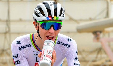 Tadej Pogacar en el UAE Tour 2025