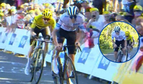 Tour de Francia 2023; ataque de Pogacar a Vingegaard en la etapa 13