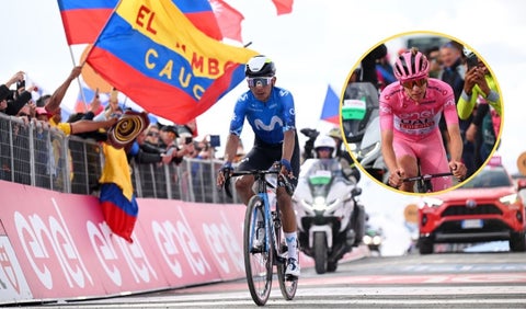 Pogacar se rindió ante Nairo tras la batalla en el Giro de Italia