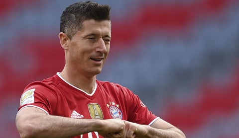Robert Lewandowski, delantero del Bayern Múnich