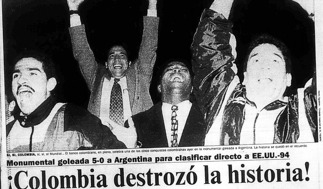 El diario El Tiempo y las reacciones por el triunfo de Colombia ante Argentina 5-0