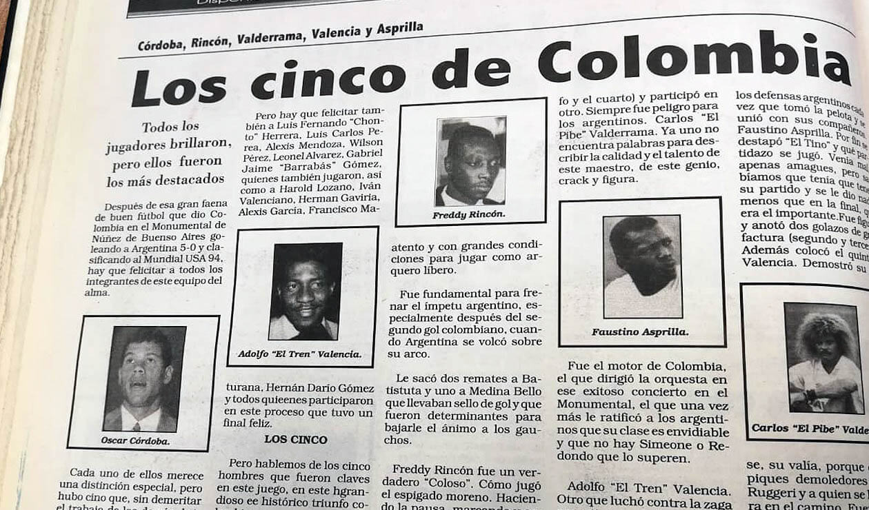 El Diario Deportivo y las reacciones por el triunfo de Colombia ante Argentina 5-0 