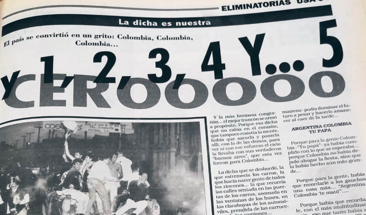 El Diario Deportivo y las reacciones por el triunfo de Colombia ante Argentina 5-0 