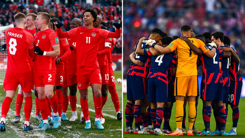 Selección de Canadá y Estados Unidos