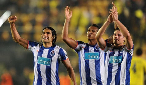 Falcao, Guarín y James- Porto - Europa League