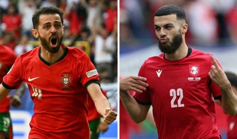 Georgia vs Portugal, Eurocopa