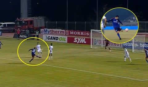 Posible gol de James Rodriguez con el Olympiacos