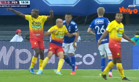 Posible penal en Millonarios vs Pereira