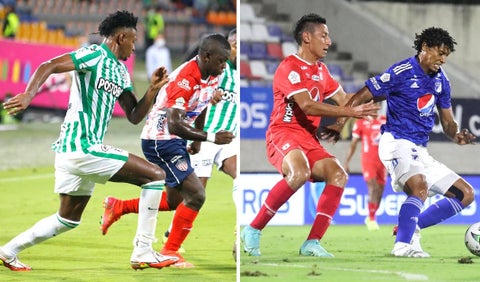 Posiciones cuadrangulares, Liga BetPlay