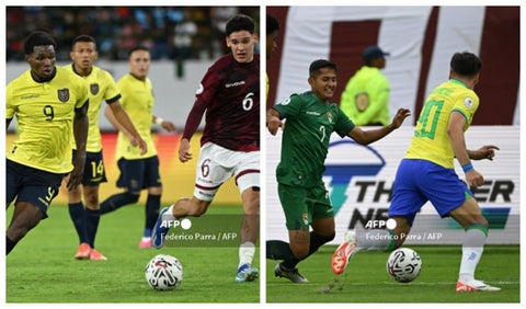 Venezuela vs Ecuador y Bolivia vs Brasil Preolímpico Sub-23