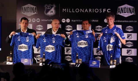 Presentación Cerveza Andina, Millonarios