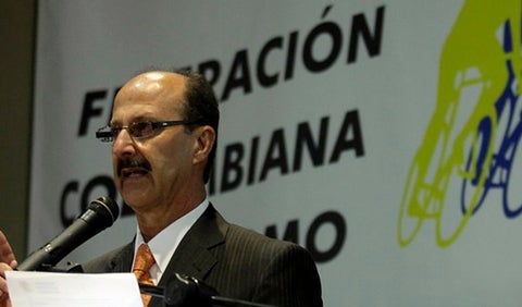 Jorge Ovidio González, presidente de la Fedeciclismo