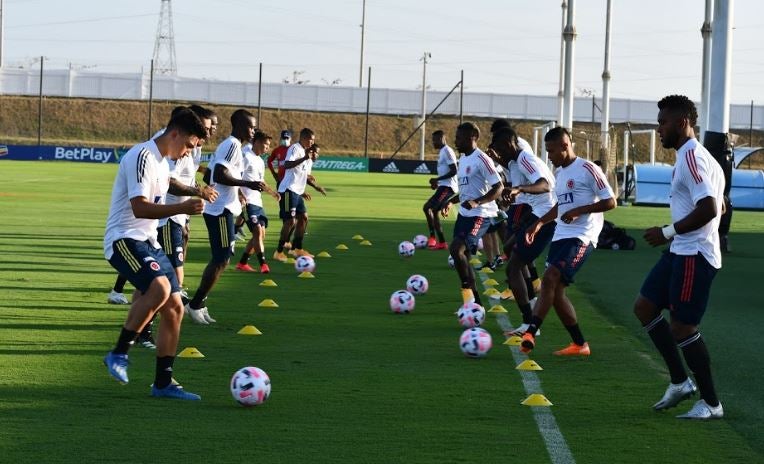 Primer entrenamiento de Reinaldo Rueda con Colombia