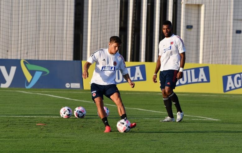 Primer entrenamiento de Reinaldo Rueda con Colombia
