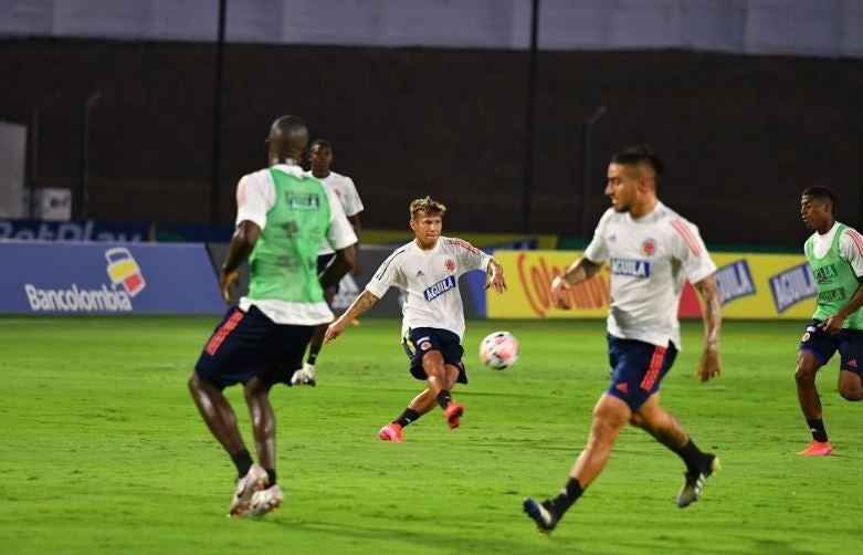 Primer entrenamiento de Reinaldo Rueda con Colombia
