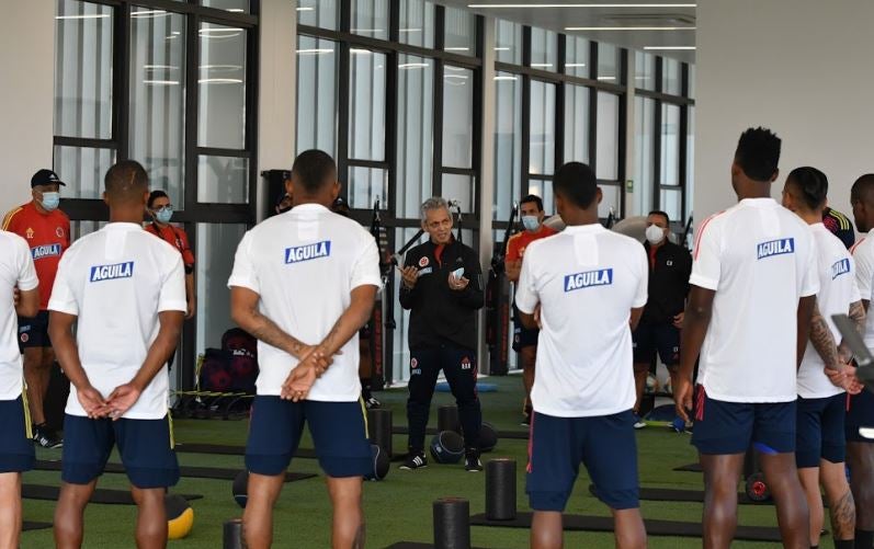 Primer entrenamiento de Reinaldo Rueda con Colombia