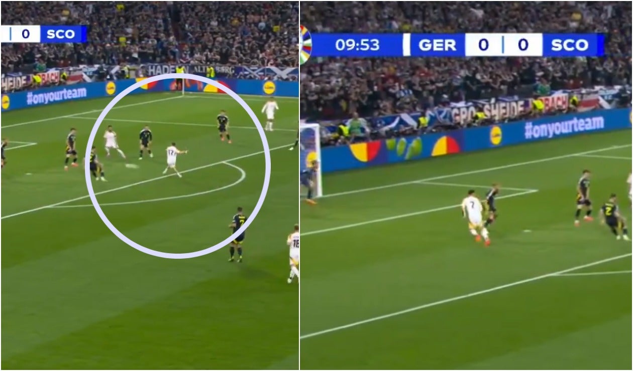 [Video] El primer gol de la Eurocopa: Alemania ya vence a Escocia