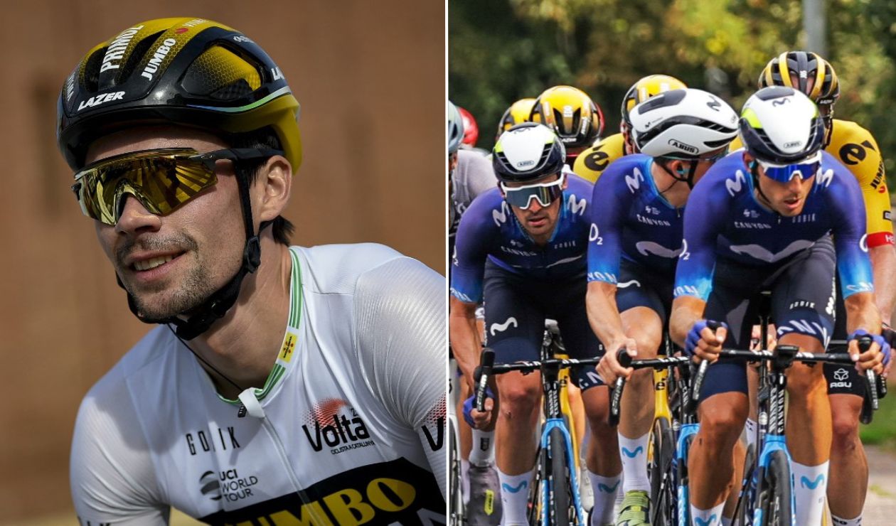 Primoz Roglic y Movistar Team