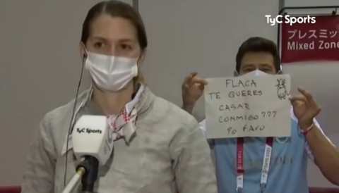 Juegos Olímpicos Tokio 2020: propuesta de matrimonio a la esgrimista Belén Pérez